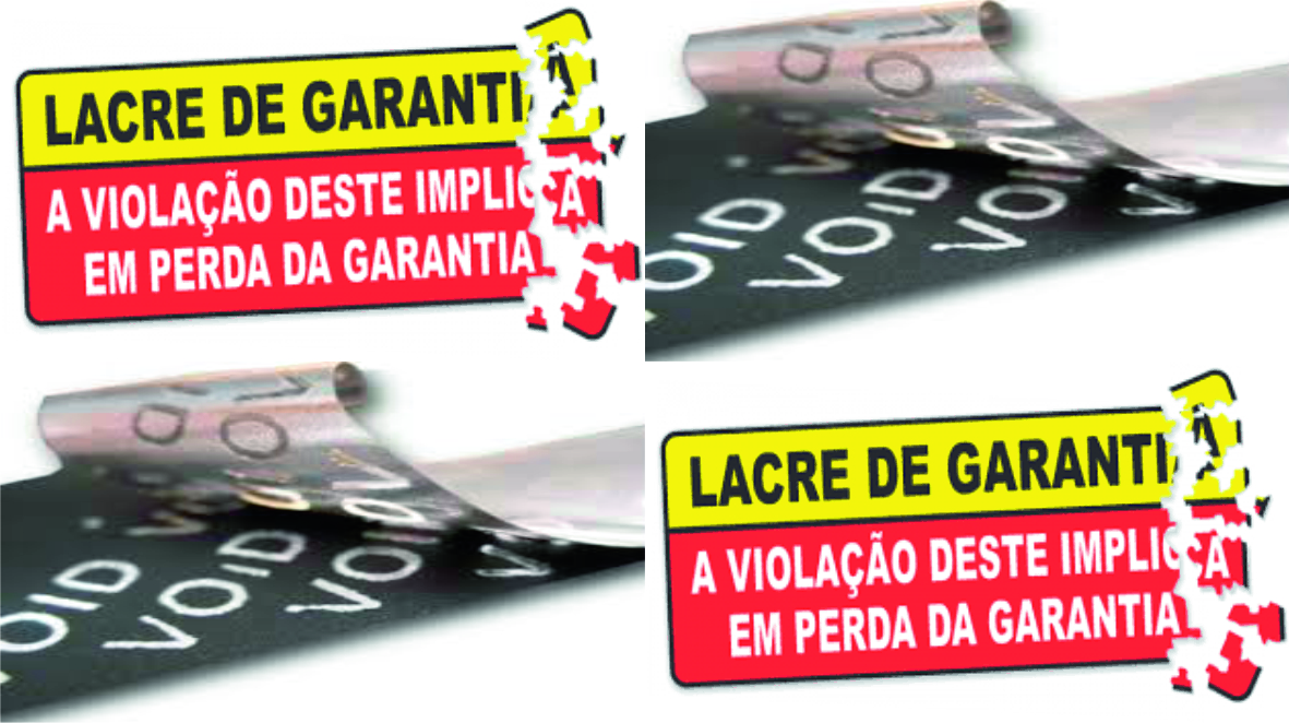 LACRE DE GARANTIA VOID OU CASCA DE OVO